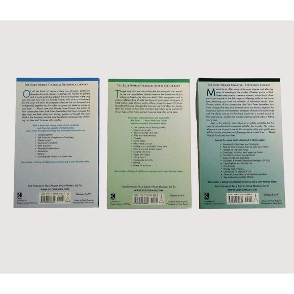 Suze Orman Financial Reference Library 9 Volume Set Boxed Trade PB - Picture 10 of 11